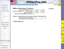 Tablet Screenshot of militarypay.com